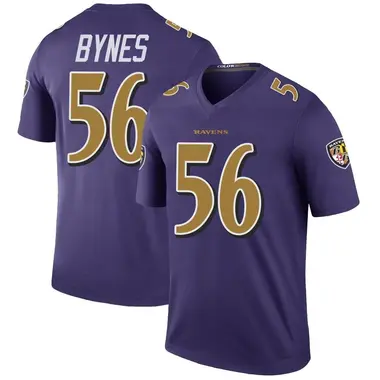 Men's Nike Baltimore Ravens Josh Bynes Color Rush Jersey - Purple Legend