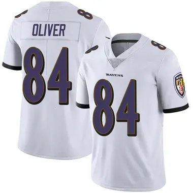 Men's Nike Baltimore Ravens Josh Oliver Vapor Untouchable Jersey - White Limited