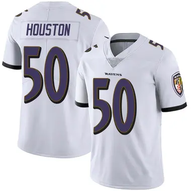 Men's Nike Baltimore Ravens Justin Houston Vapor Untouchable Jersey - White Limited