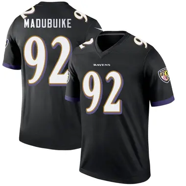 Men's Nike Baltimore Ravens Justin Madubuike Jersey - Black Legend