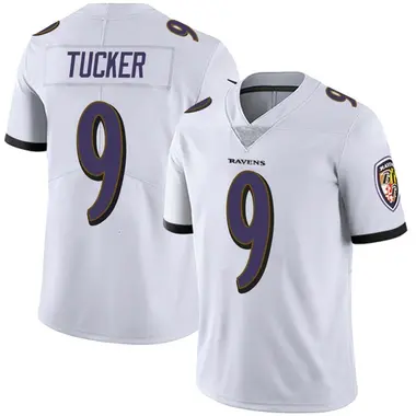 Men's Nike Baltimore Ravens Justin Tucker Vapor Untouchable Jersey - White Limited