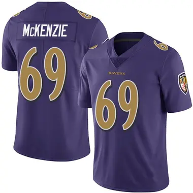 Men's Nike Baltimore Ravens Kahlil McKenzie Team Color Vapor Untouchable Jersey - Purple Limited