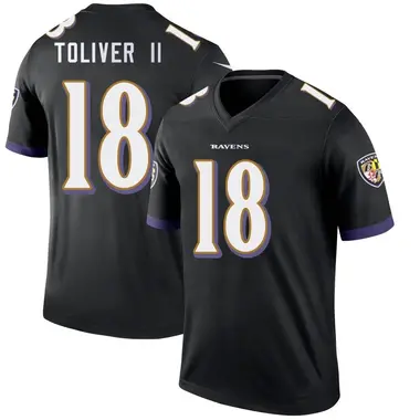 Men's Nike Baltimore Ravens Kevin Toliver II Jersey - Black Legend