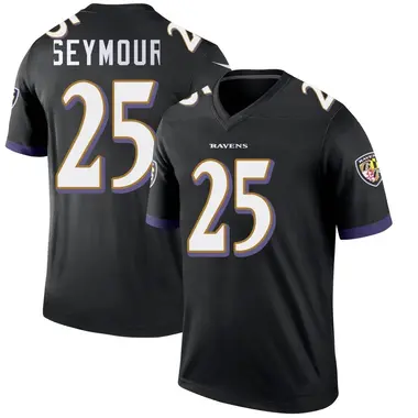 Men's Nike Baltimore Ravens Kevon Seymour Jersey - Black Legend