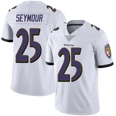 Men's Nike Baltimore Ravens Kevon Seymour Vapor Untouchable Jersey - White Limited