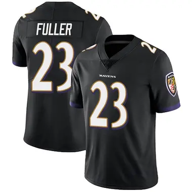 Men's Nike Baltimore Ravens Kyle Fuller Alternate Vapor Untouchable Jersey - Black Limited