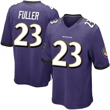Men's Nike Baltimore Ravens Kyle Fuller Team Color Jersey - Purple Game