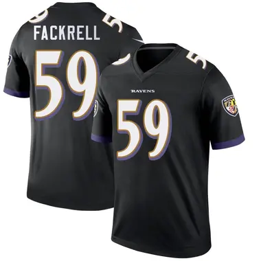 Men's Nike Baltimore Ravens Kyler Fackrell Jersey - Black Legend