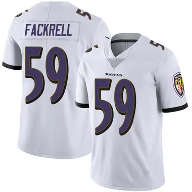 Men's Nike Baltimore Ravens Kyler Fackrell Vapor Untouchable Jersey - White Limited