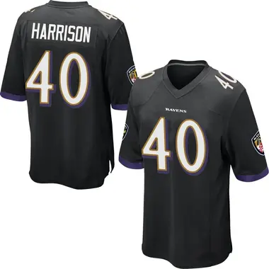 Men's Nike Baltimore Ravens Malik Harrison Jersey - Black Game