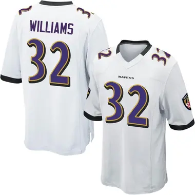 Men's Nike Baltimore Ravens Marcus Williams Jersey - White Game