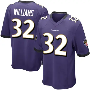 Men's Nike Baltimore Ravens Marcus Williams Team Color Jersey - Purple Game