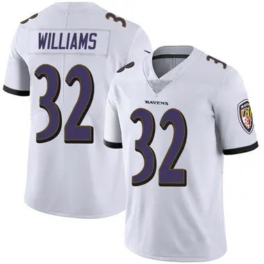 Men's Nike Baltimore Ravens Marcus Williams Vapor Untouchable Jersey - White Limited