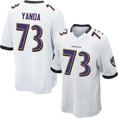 Men's Nike Baltimore Ravens Marshal Yanda Jersey - White Game