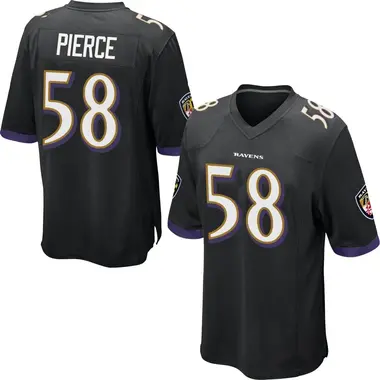 Men's Nike Baltimore Ravens Michael Pierce Jersey - Black Game