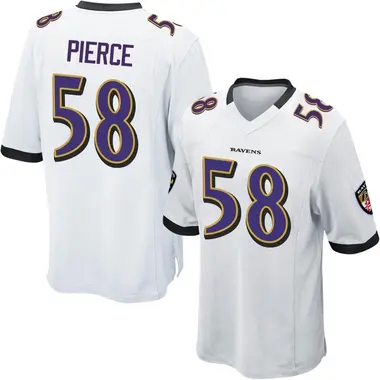 Men's Nike Baltimore Ravens Michael Pierce Jersey - White Game