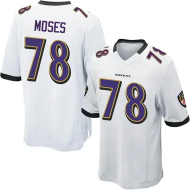 Men's Nike Baltimore Ravens Morgan Moses Jersey - White Game