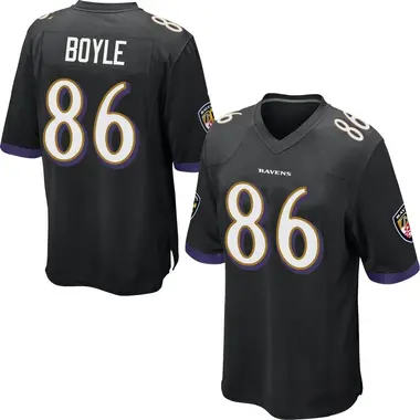 Men's Nike Baltimore Ravens Nick Boyle Jersey - Black Game