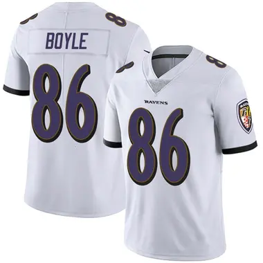 Men's Nike Baltimore Ravens Nick Boyle Vapor Untouchable Jersey - White Limited
