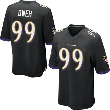 Men's Nike Baltimore Ravens Odafe Oweh Jersey - Black Game