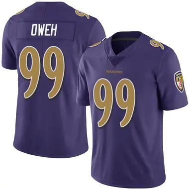 Men's Nike Baltimore Ravens Odafe Oweh Team Color Vapor Untouchable Jersey - Purple Limited