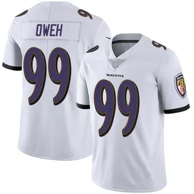 Men's Nike Baltimore Ravens Odafe Oweh Vapor Untouchable Jersey - White Limited