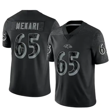 Men's Nike Baltimore Ravens Patrick Mekari Reflective Jersey - Black Limited