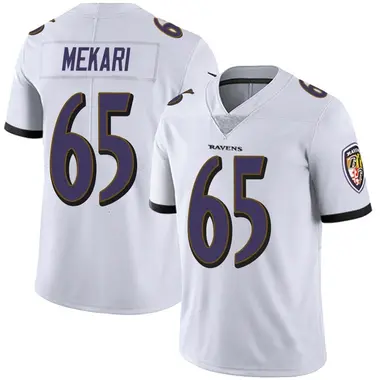 Men's Nike Baltimore Ravens Patrick Mekari Vapor Untouchable Jersey - White Limited