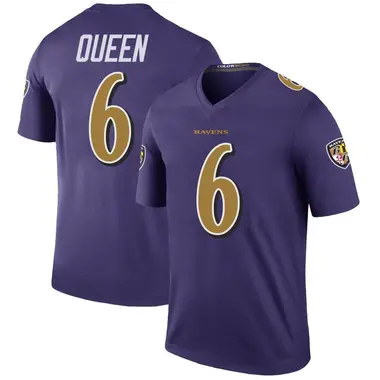 Men's Nike Baltimore Ravens Patrick Queen Color Rush Jersey - Purple Legend