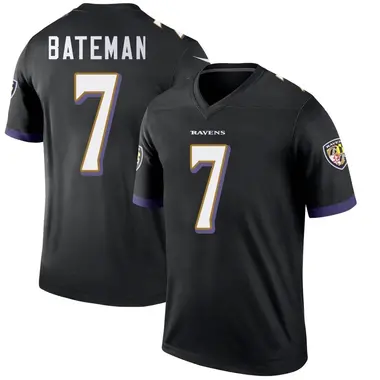 Men's Nike Baltimore Ravens Rashod Bateman Jersey - Black Legend