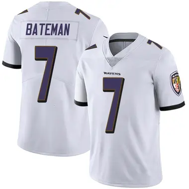 Men's Nike Baltimore Ravens Rashod Bateman Vapor Untouchable Jersey - White Limited