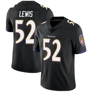 Men's Nike Baltimore Ravens Ray Lewis Alternate Vapor Untouchable Jersey - Black Limited