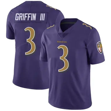 Men's Nike Baltimore Ravens Robert Griffin III Color Rush Vapor Untouchable Jersey - Purple Limited