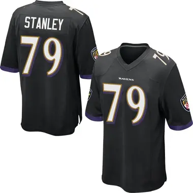 Men's Nike Baltimore Ravens Ronnie Stanley Jersey - Black Game