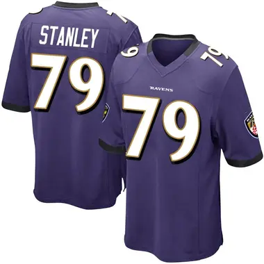 Men's Nike Baltimore Ravens Ronnie Stanley Team Color Jersey - Purple Game