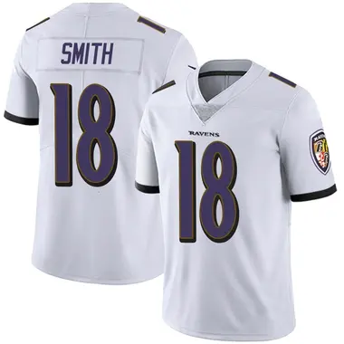 Men's Nike Baltimore Ravens Roquan Smith Vapor Untouchable Jersey - White Limited