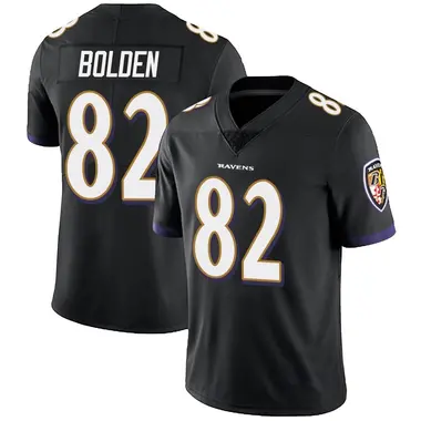 Men's Nike Baltimore Ravens Slade Bolden Alternate Vapor Untouchable Jersey - Black Limited