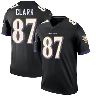 Men's Nike Baltimore Ravens Trevon Clark Jersey - Black Legend