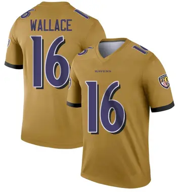 Men's Nike Baltimore Ravens Tylan Wallace Inverted Jersey - Gold Legend