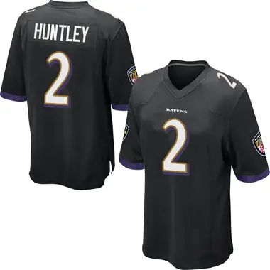 Men's Nike Baltimore Ravens Tyler Huntley Jersey - Black Game