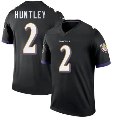 Men's Nike Baltimore Ravens Tyler Huntley Jersey - Black Legend