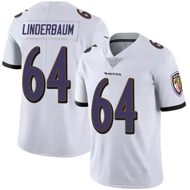 Men's Nike Baltimore Ravens Tyler Linderbaum Vapor Untouchable Jersey - White Limited