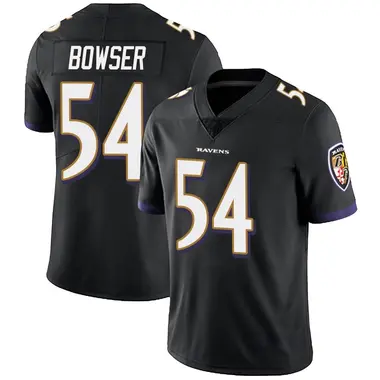 Men's Nike Baltimore Ravens Tyus Bowser Alternate Vapor Untouchable Jersey - Black Limited