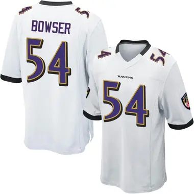 Men's Nike Baltimore Ravens Tyus Bowser Jersey - White Game