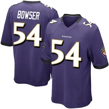 Men's Nike Baltimore Ravens Tyus Bowser Team Color Jersey - Purple Game