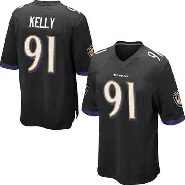 Men's Nike Baltimore Ravens Xavier Kelly Jersey - Black Game
