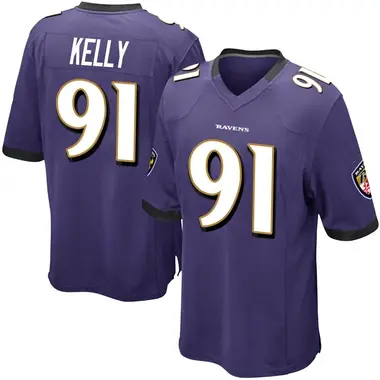 Men's Nike Baltimore Ravens Xavier Kelly Team Color Jersey - Purple Game