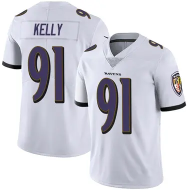 Men's Nike Baltimore Ravens Xavier Kelly Vapor Untouchable Jersey - White Limited