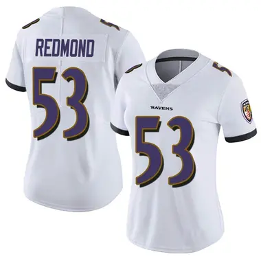 Women's Nike Baltimore Ravens Adam Redmond Vapor Untouchable Jersey - White Limited