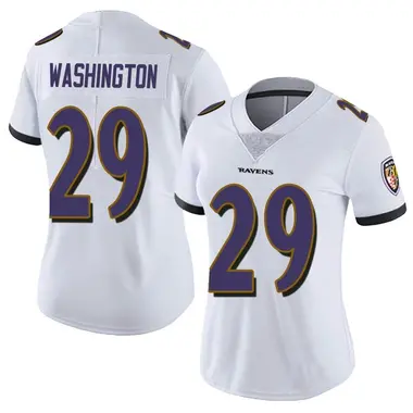 Women's Nike Baltimore Ravens Ar'Darius Washington Vapor Untouchable Jersey - White Limited